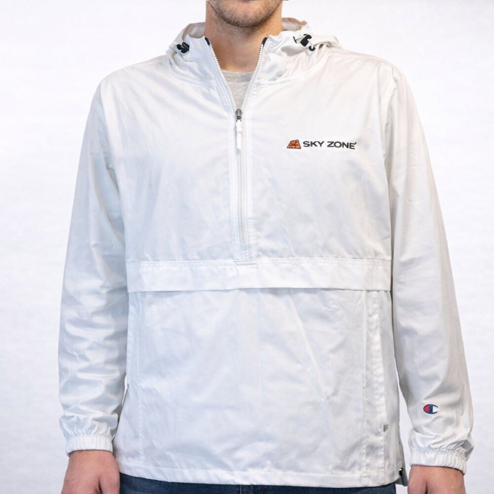 Champion Men’s White Sky Zone Packable Windbreaker Jacket - Size XL - NWT